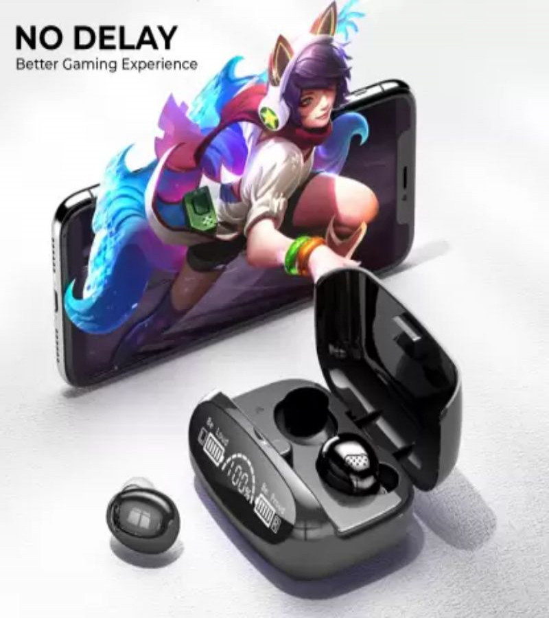 M32 TWS 5.1 Low Latency Gaming Wireless Earbuds With Powerbank
