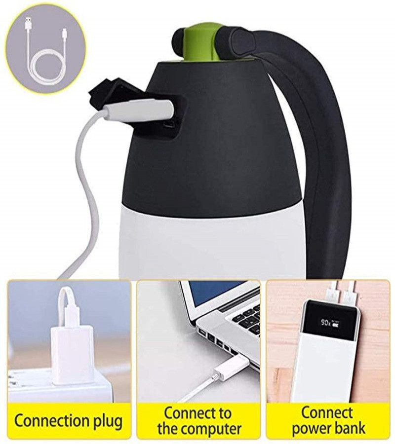 Multi-Functional Portable Rechargeable Camping Lantern With Flashlight And Power Bank